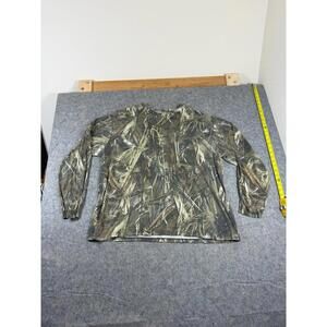 Vintage Camo Long Sleeve Shirt Size XL 90s Hunting